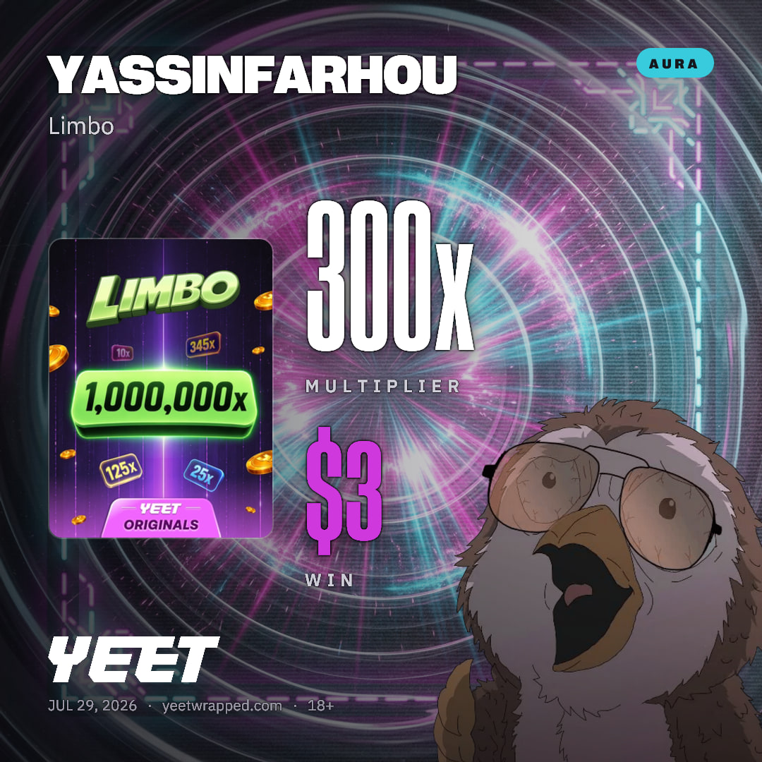 YASSINFARHOU hit 300x on Limbo