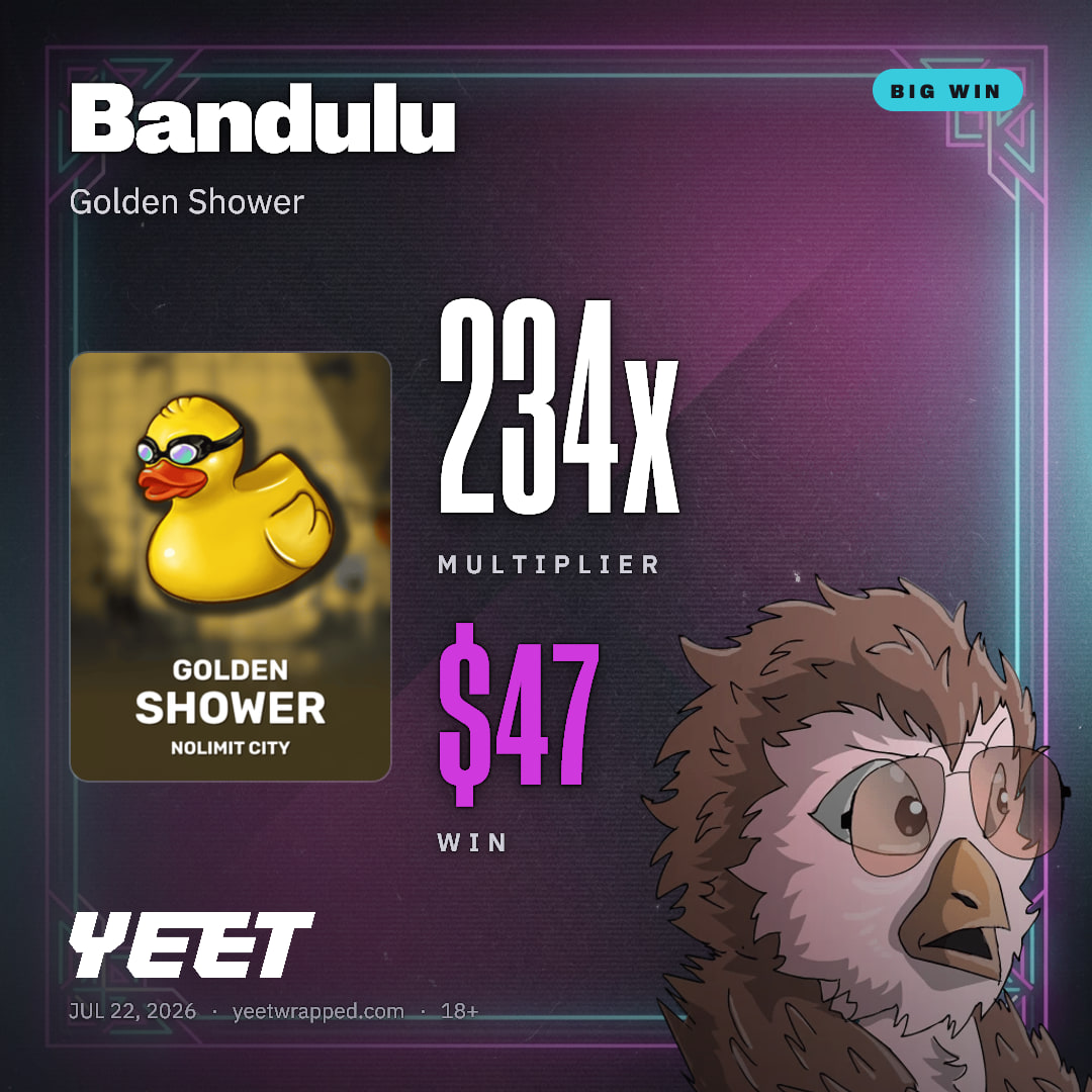 Bandulu hit 234.3x on Golden Shower