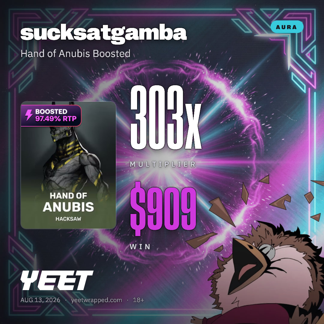 sucksatgamba hit 303x on Hand of Anubis Boosted