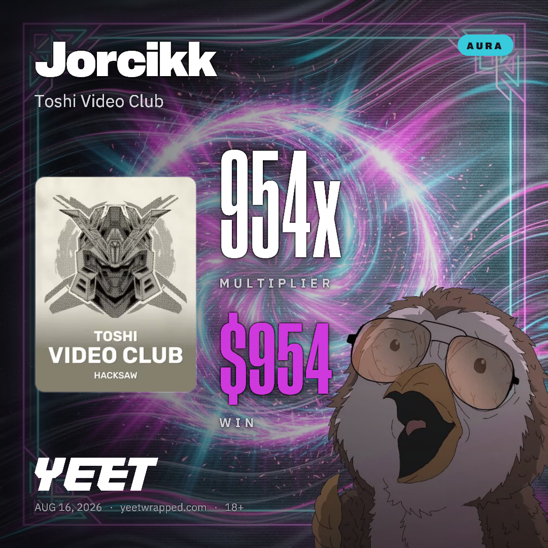 Jorcikk hit 954.4x on Toshi Video Club