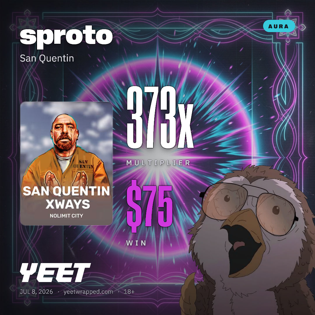 sproto hit 373.3x on San Quentin