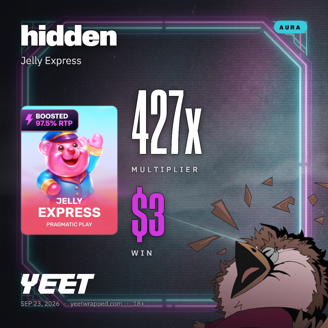 hidden hit 427.3x on Jelly Express