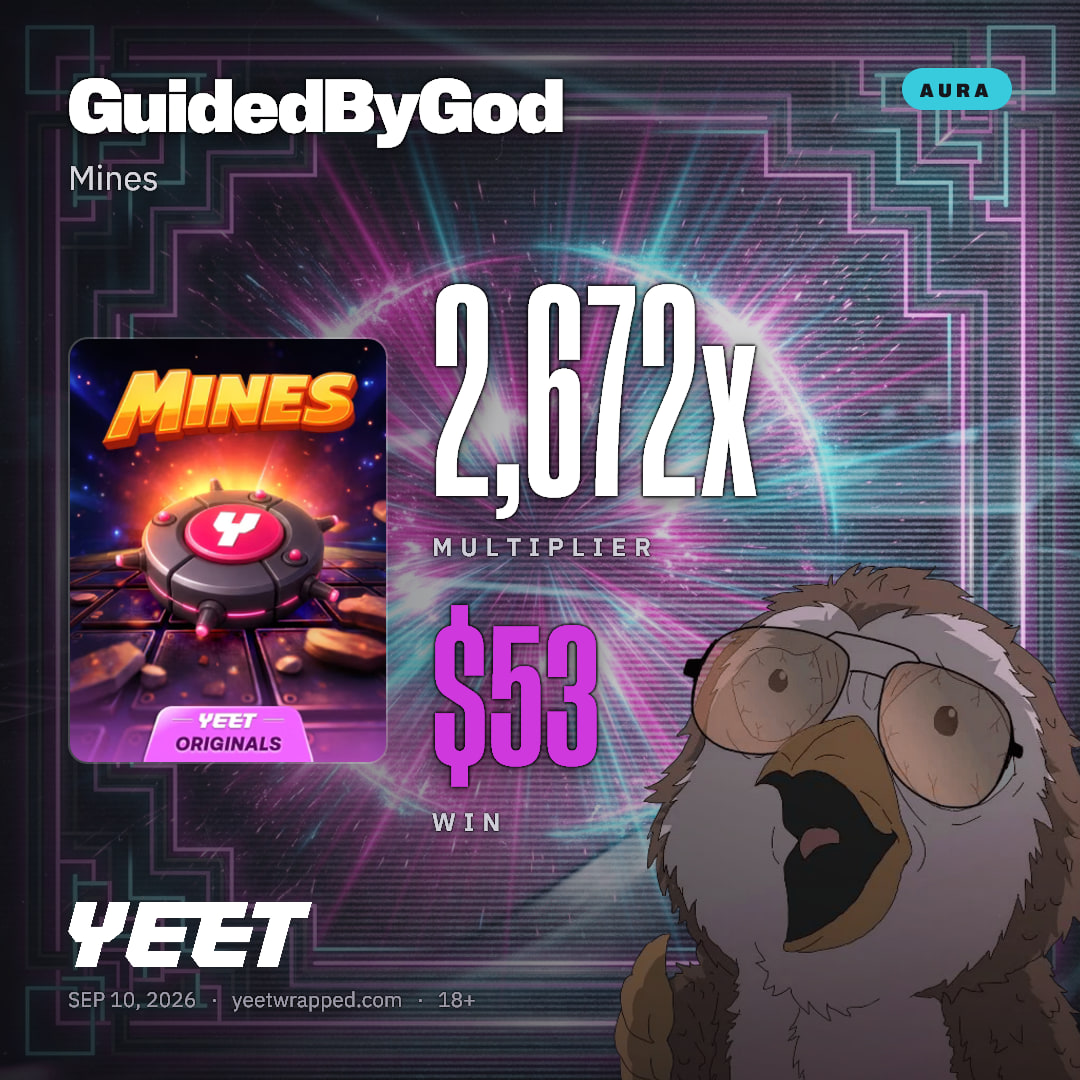 GuidedByGod hit 2,672x on Mines
