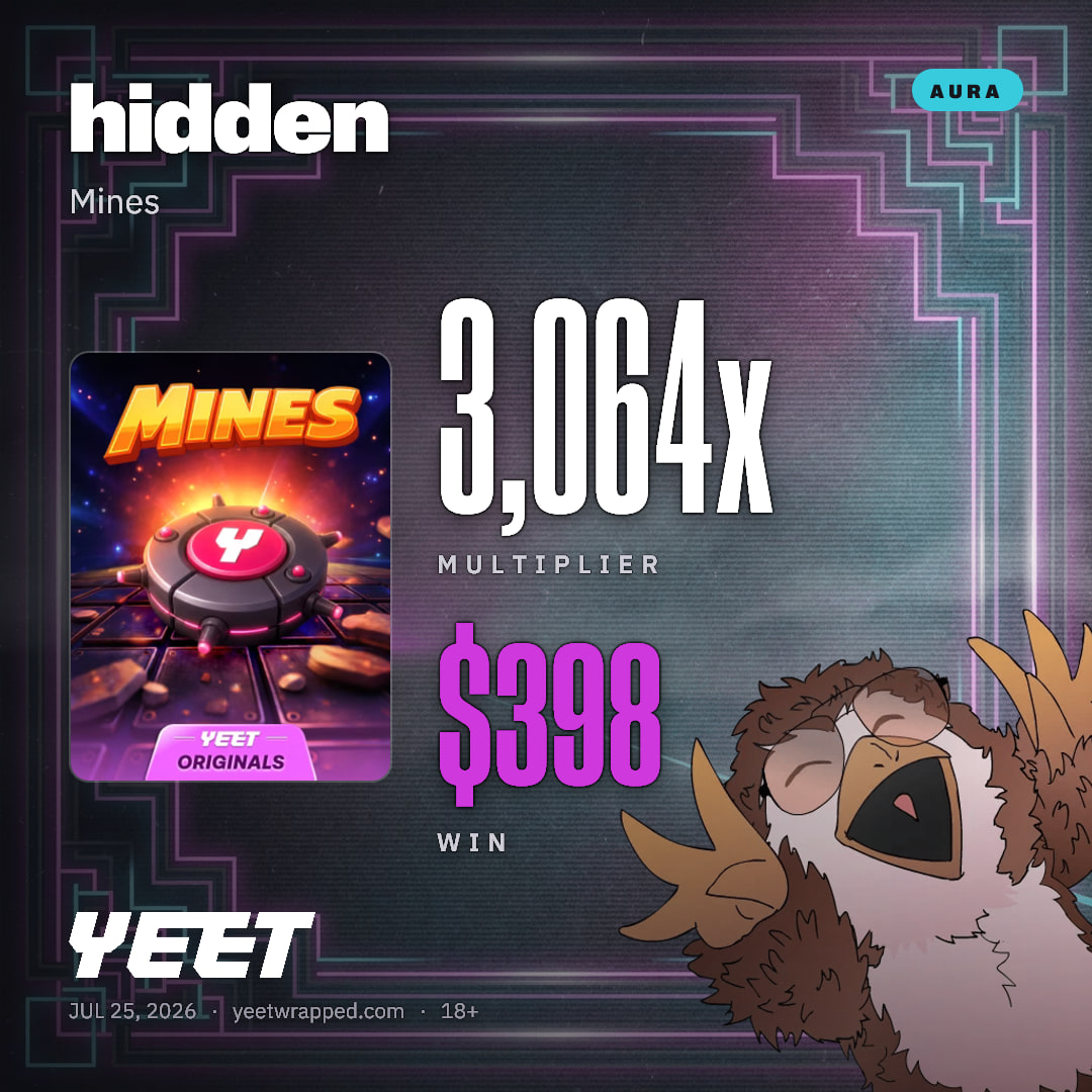 hidden hit 3,064x on Mines