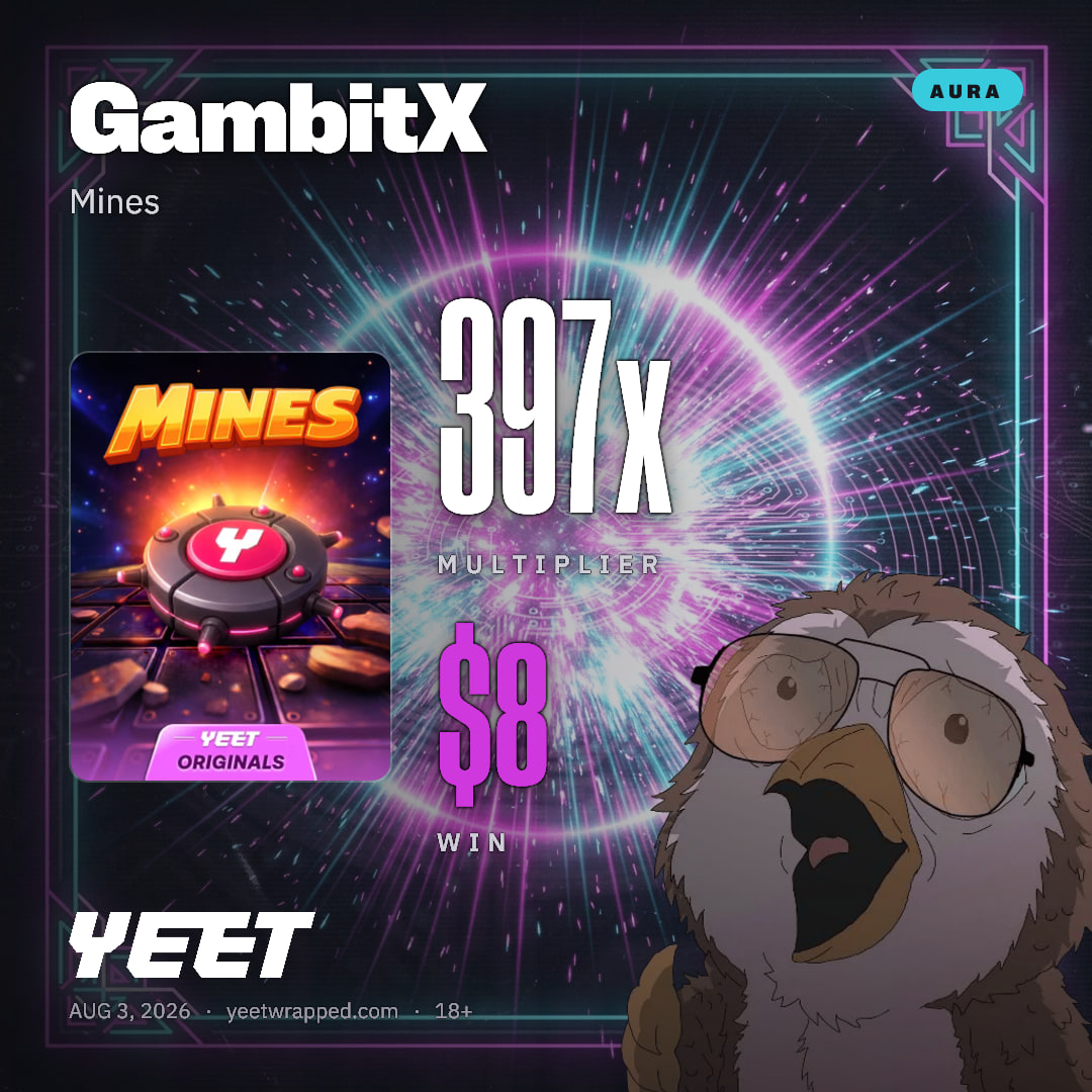 GambitX hit 396.9x on Mines