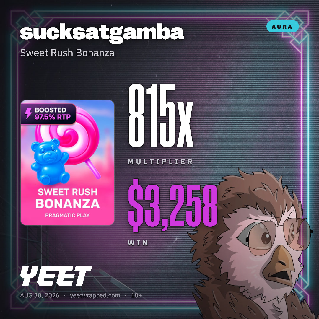 sucksatgamba hit 814.5x on Sweet Rush Bonanza