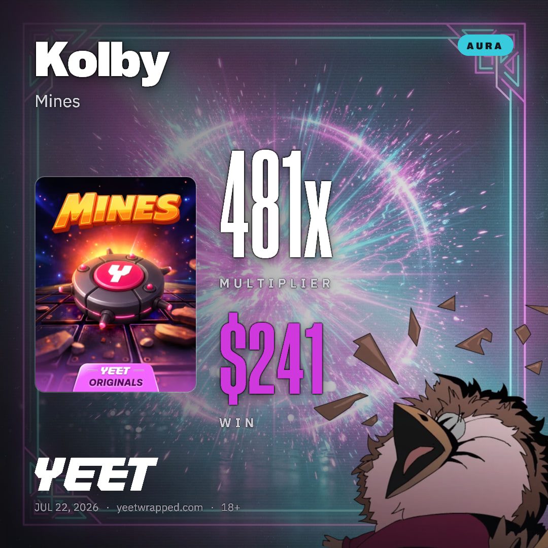 Kolby hit 481.3x on Mines