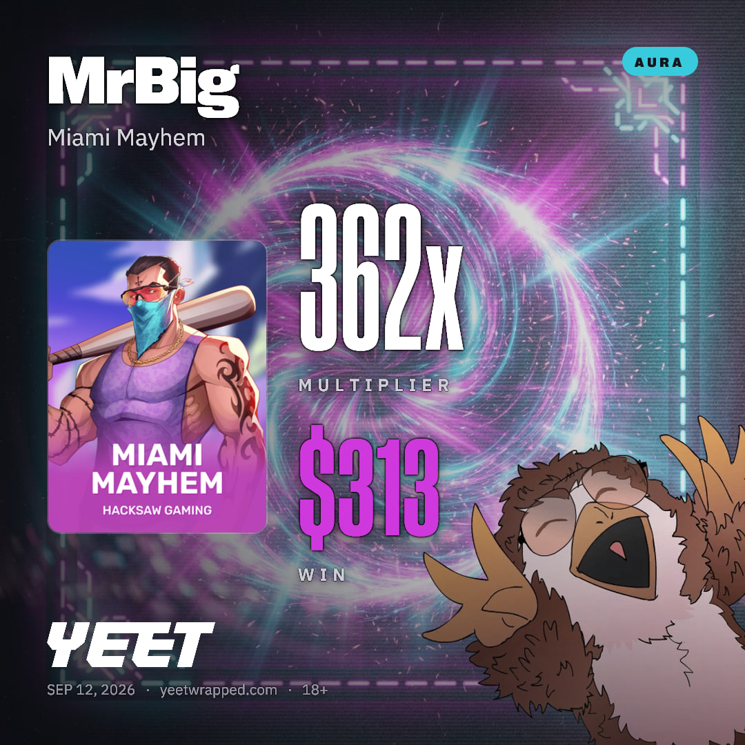 MrBig hit 361.7x on Miami Mayhem