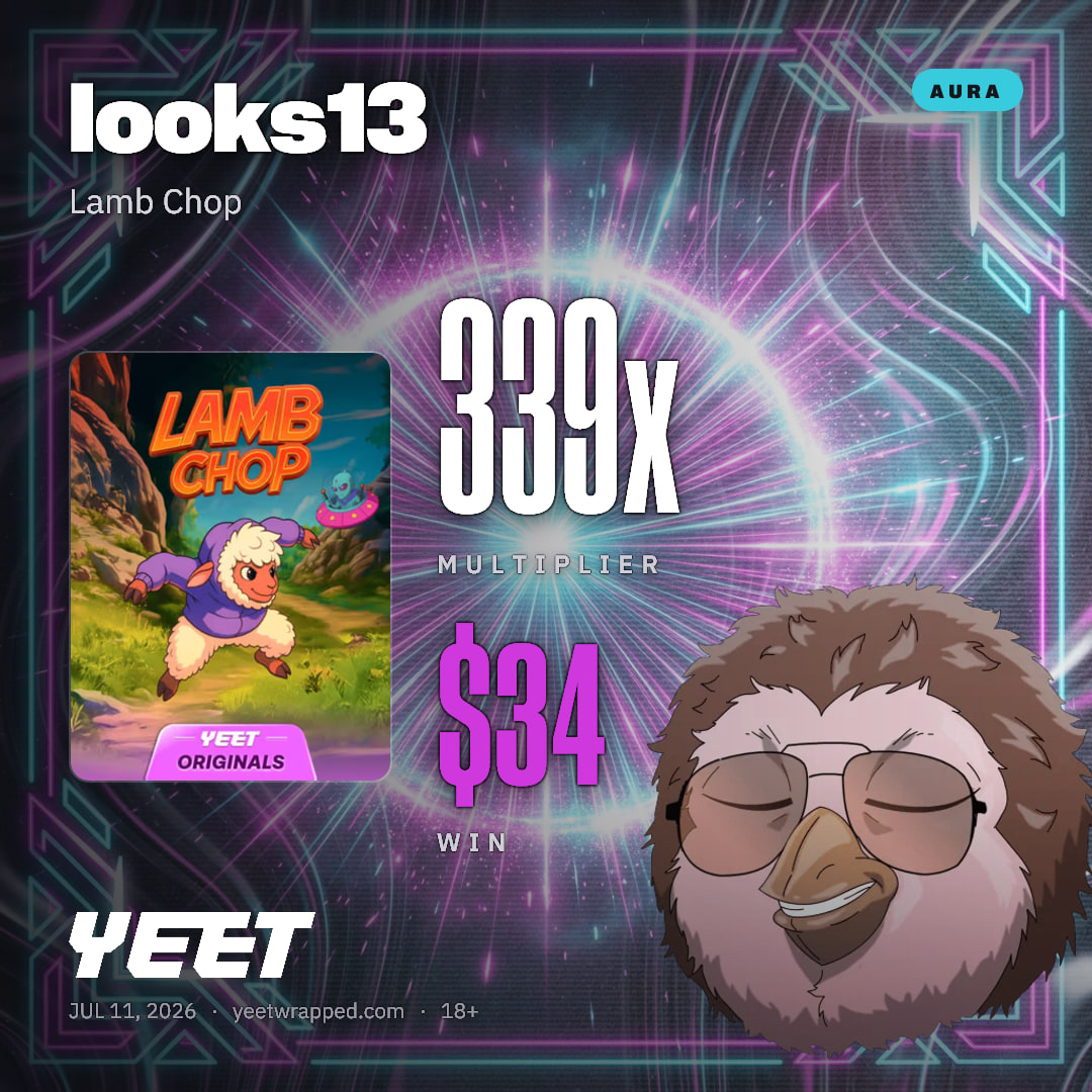 looks13 hit 338.7x on Lamb Chop