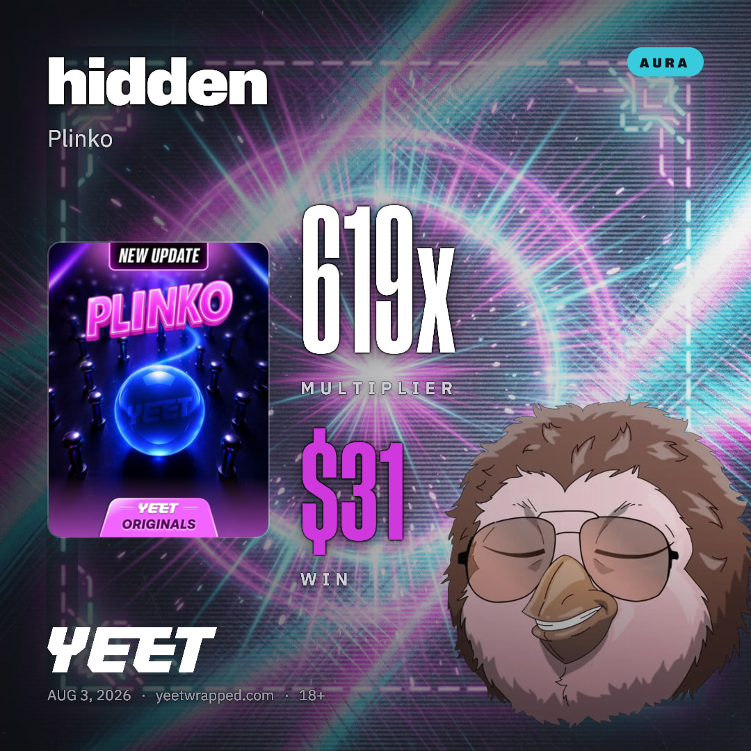 hidden hit 619x on Plinko