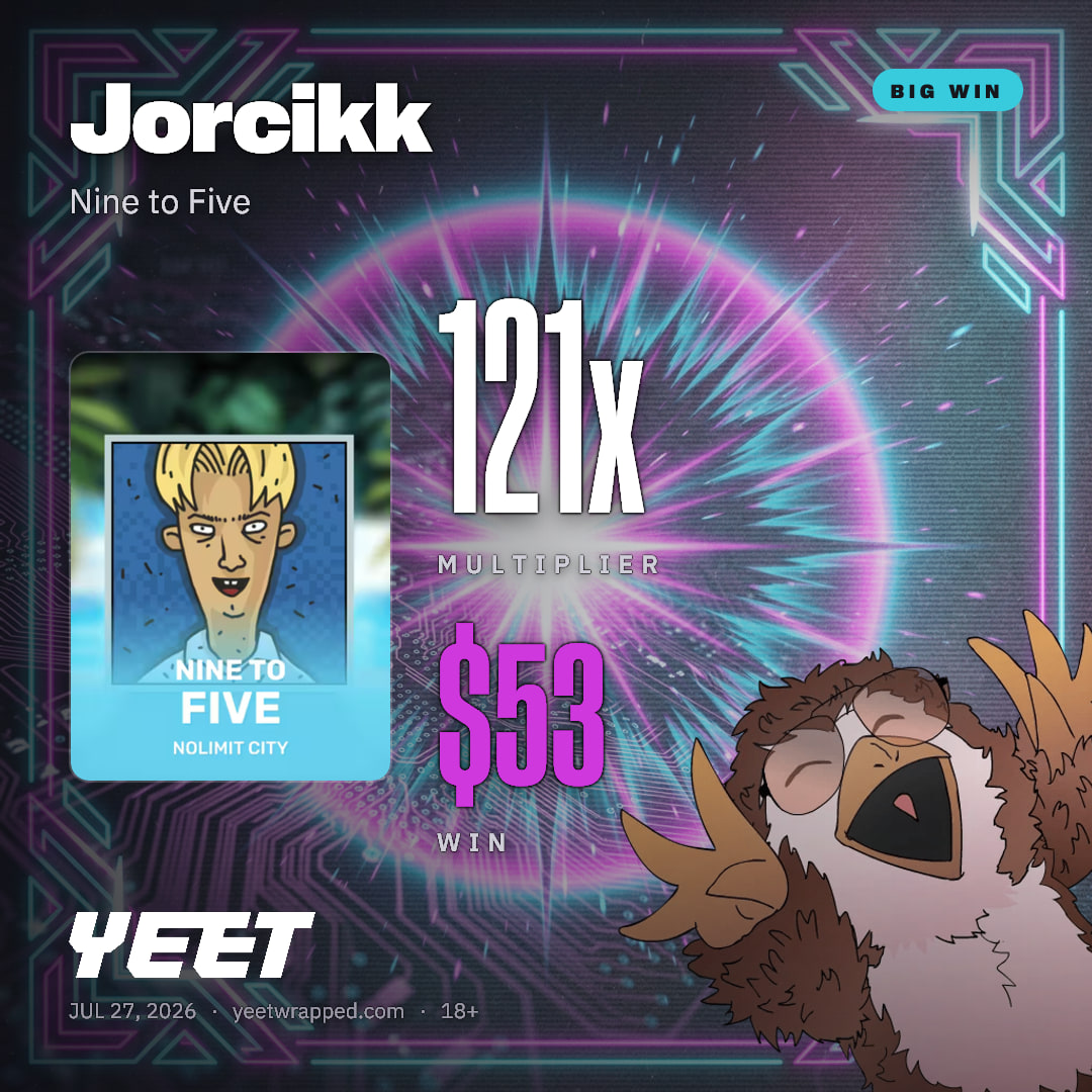 Jorcikk hit 121x on Nine to Five