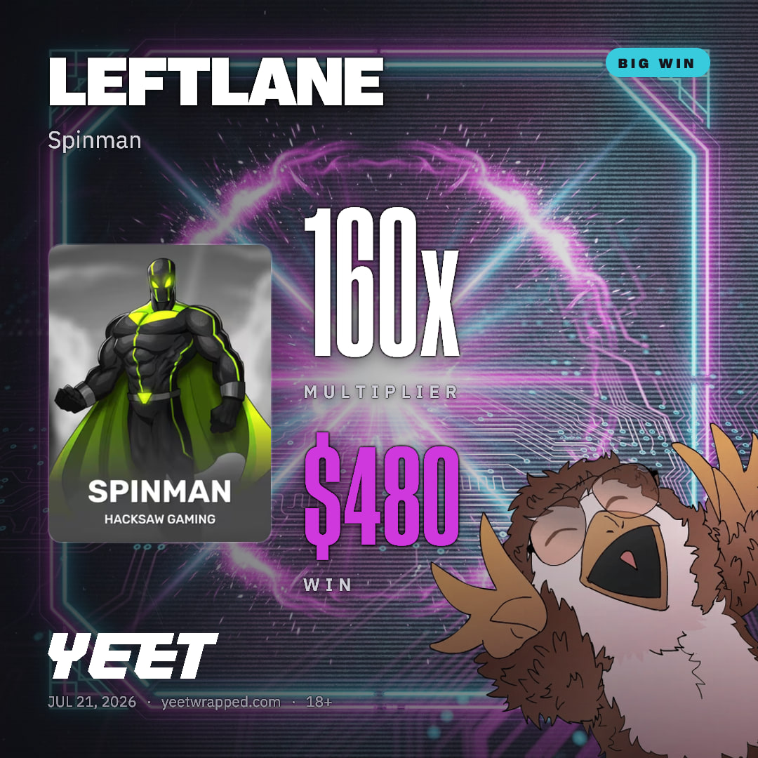 LEFTLANE hit 160.1x on Spinman