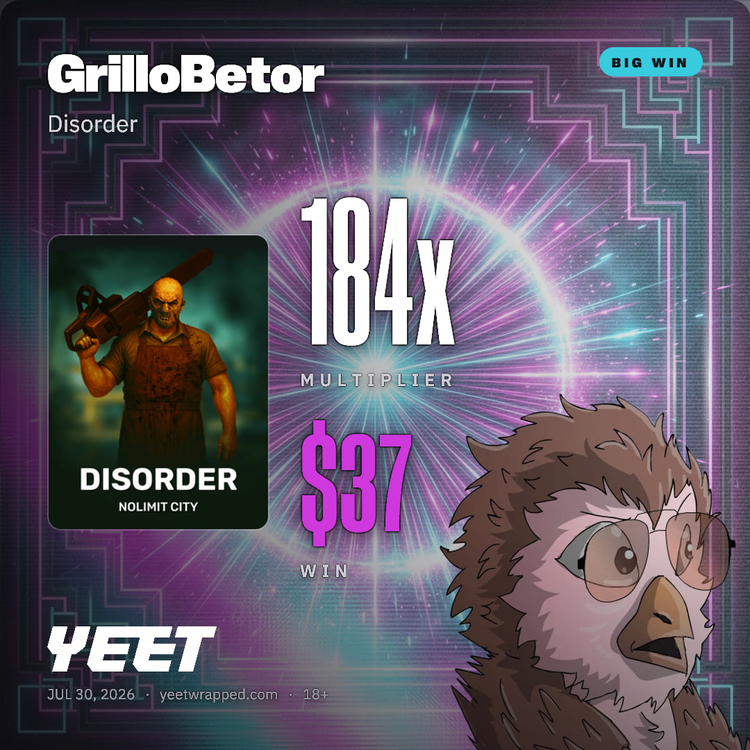 GrilloBetor hit 183.9x on Disorder