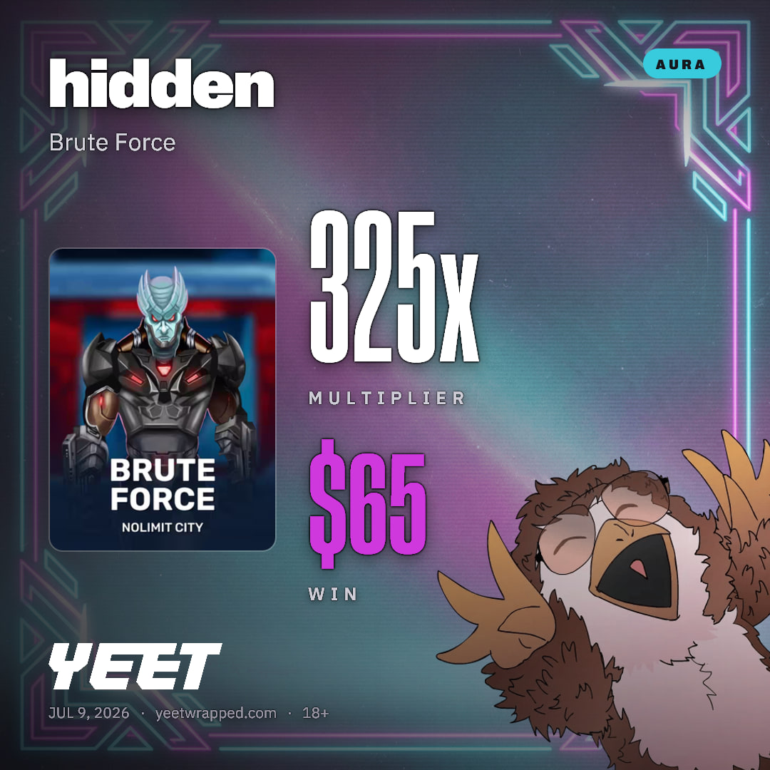 hidden hit 324.8x on Brute Force