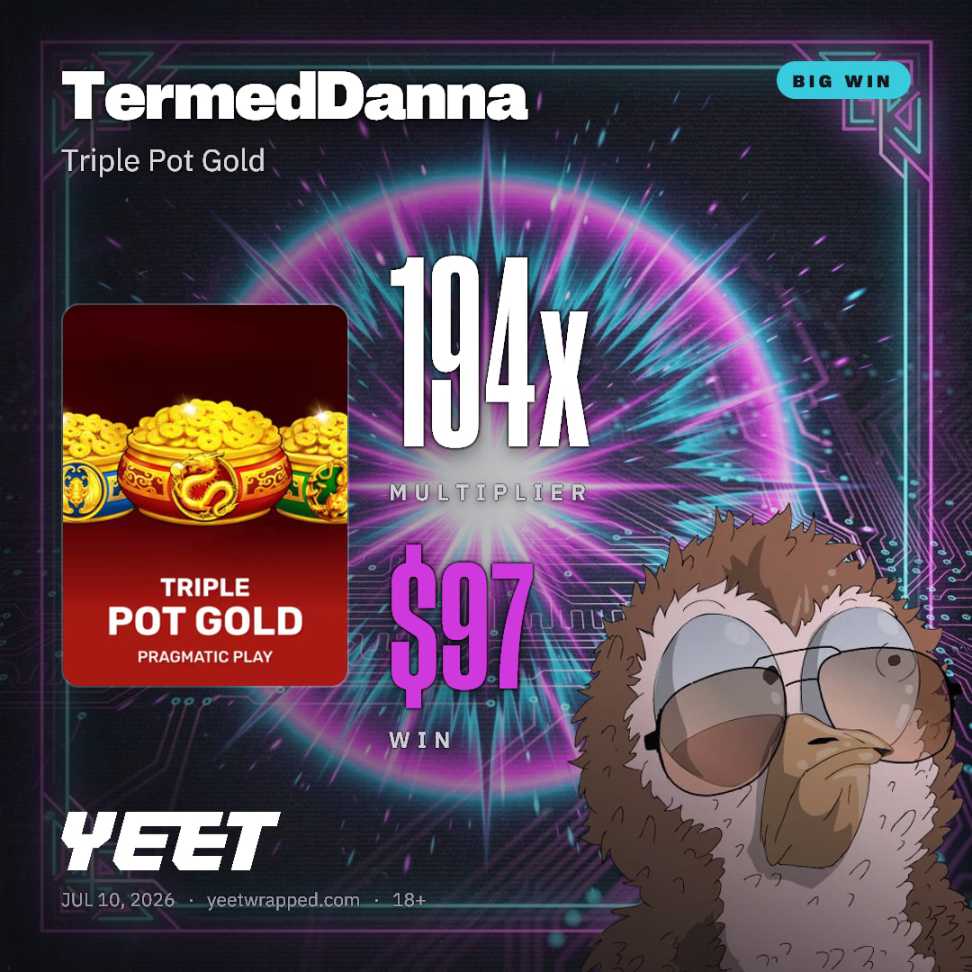 TermedDanna hit 193.6x on Triple Pot Gold