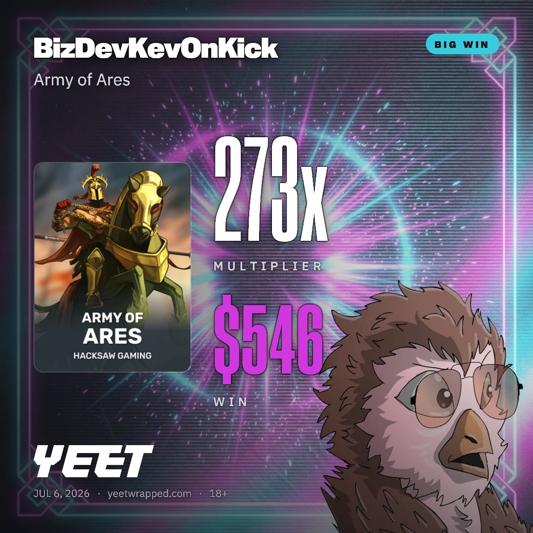 BizDevKevOnKick hit 272.8x on Army of Ares
