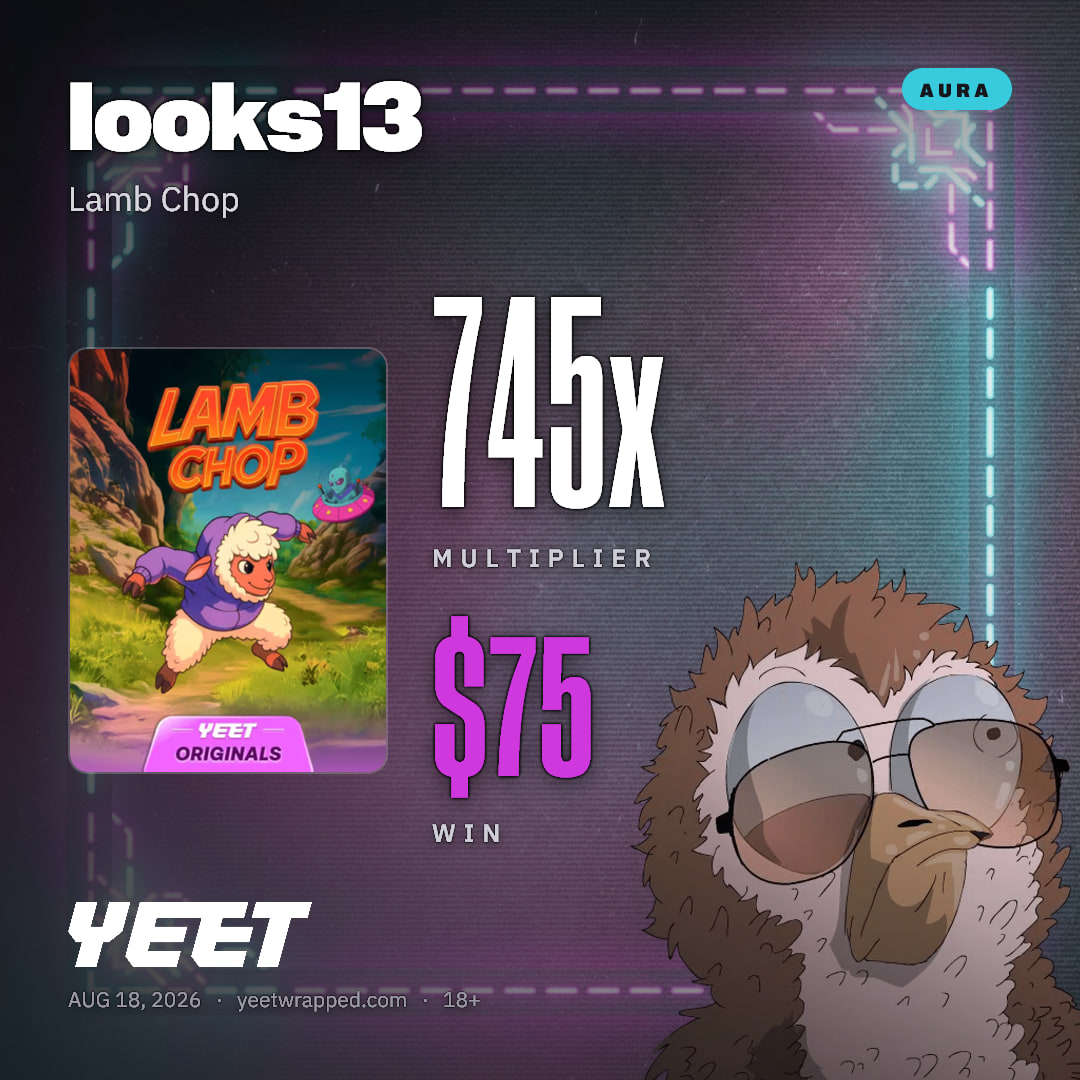 looks13 hit 745.1x on Lamb Chop