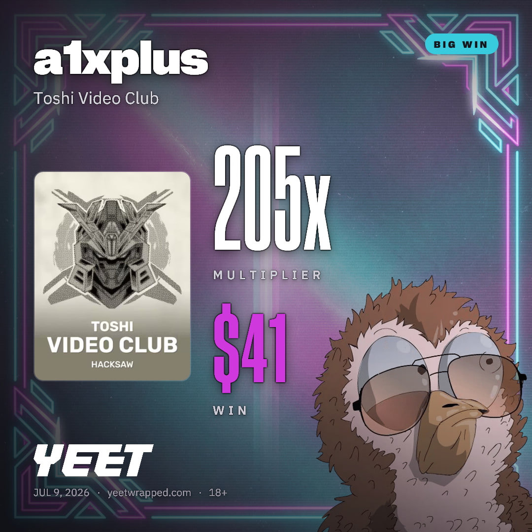 a1xplus hit 204.6x on Toshi Video Club