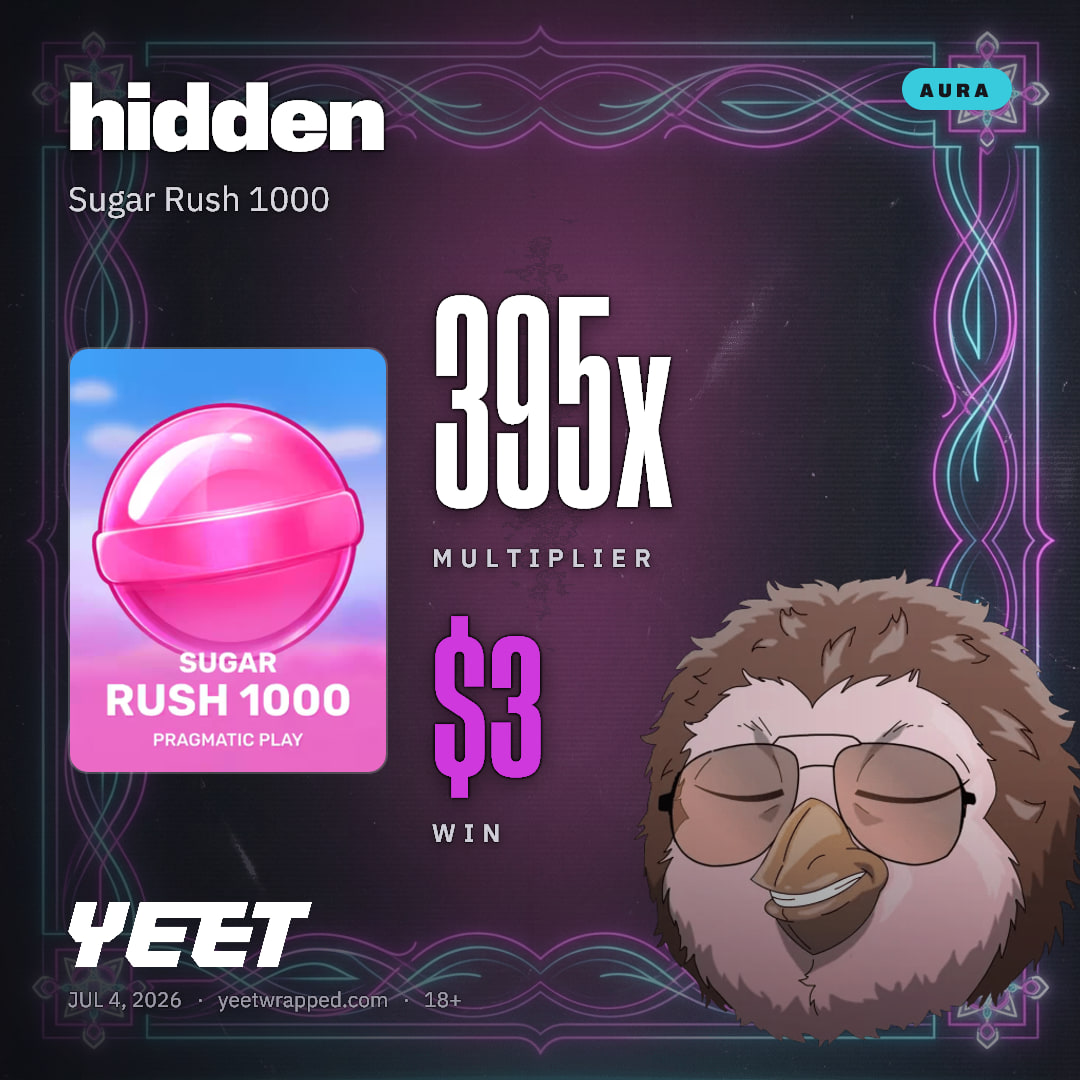 hidden hit 394.9x on Sugar Rush 1000