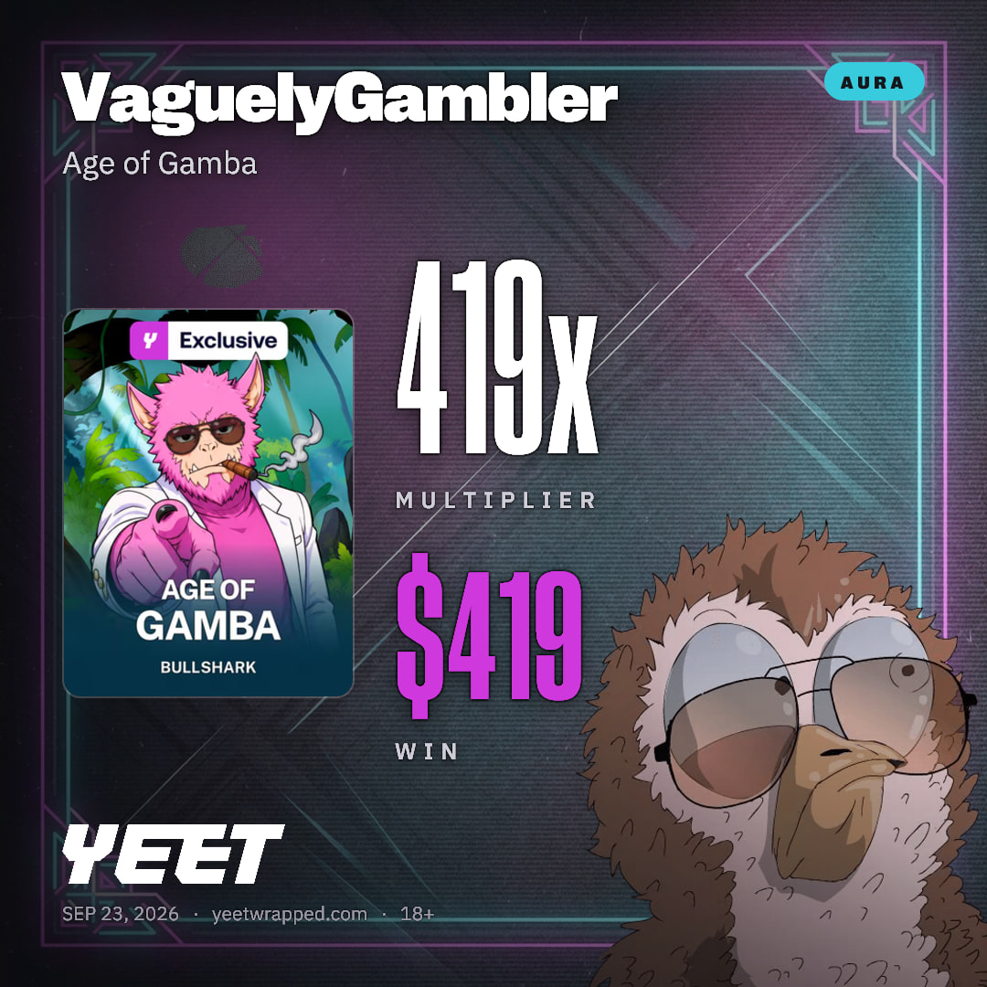 VaguelyGambler hit 418.8x on Age of Gamba
