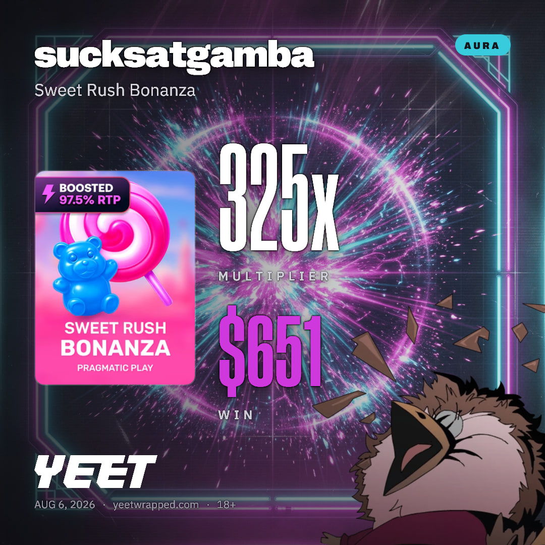 sucksatgamba hit 325.4x on Sweet Rush Bonanza