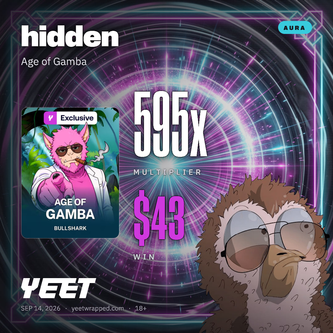 hidden hit 595.3x on Age of Gamba