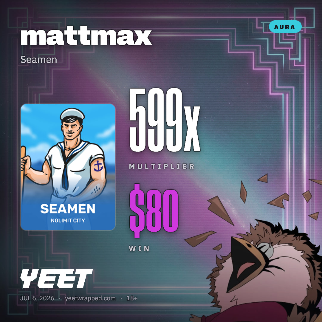 mattmax hit 598.7x on Seamen