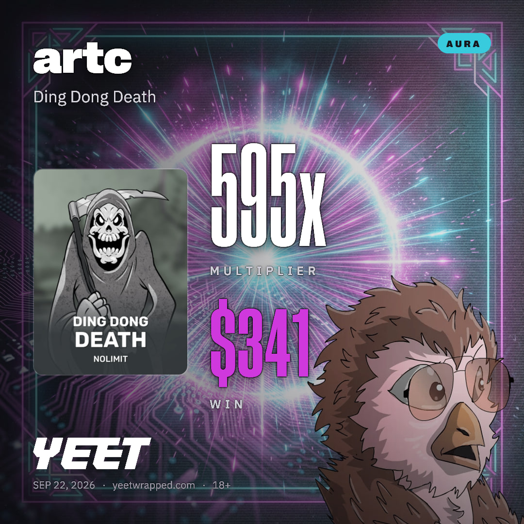 artc hit 595.2x on Ding Dong Death