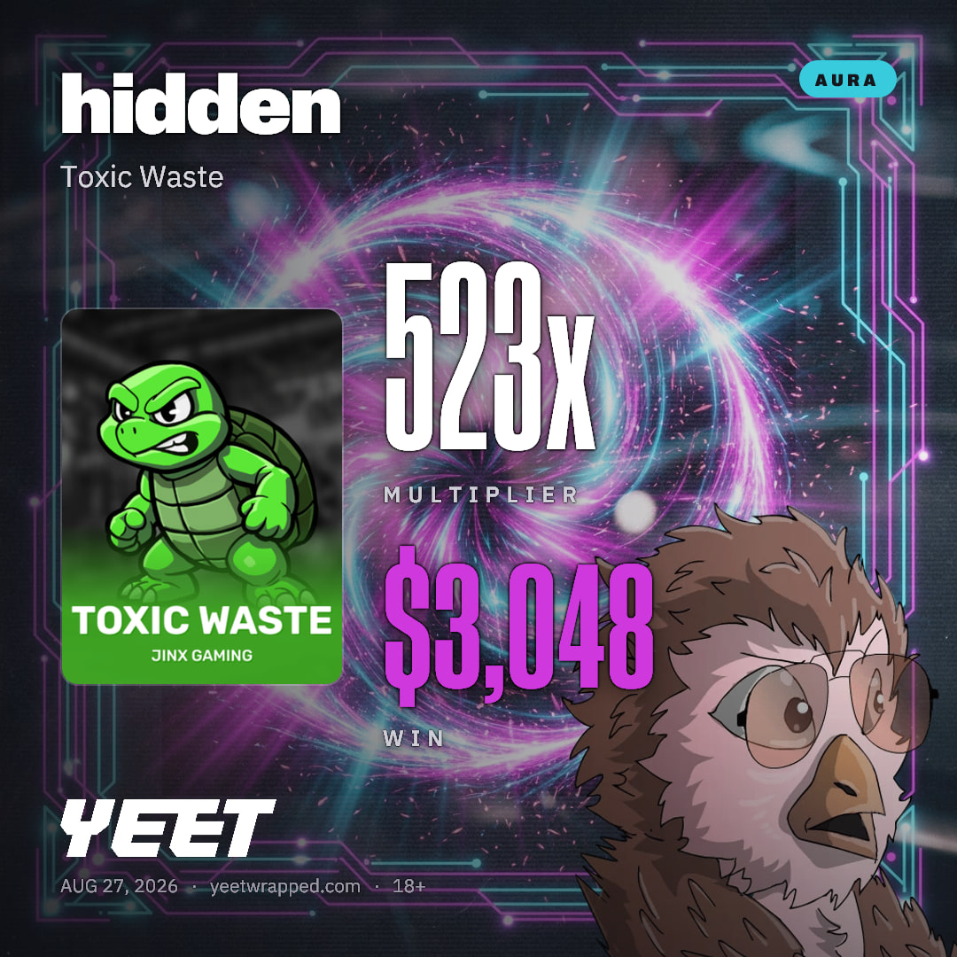 hidden hit 523.1x on Toxic Waste