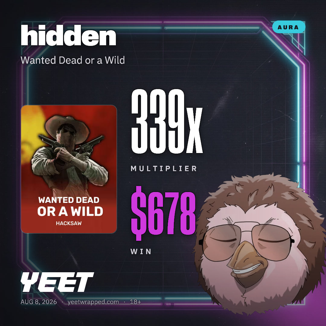 hidden hit 339.2x on Wanted Dead or a Wild