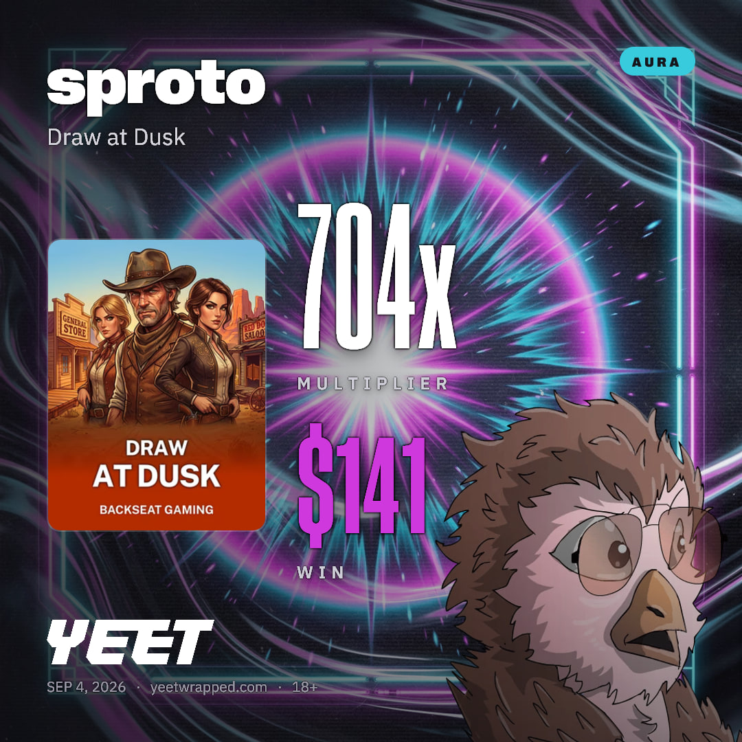 sproto hit 703.6x on Draw at Dusk