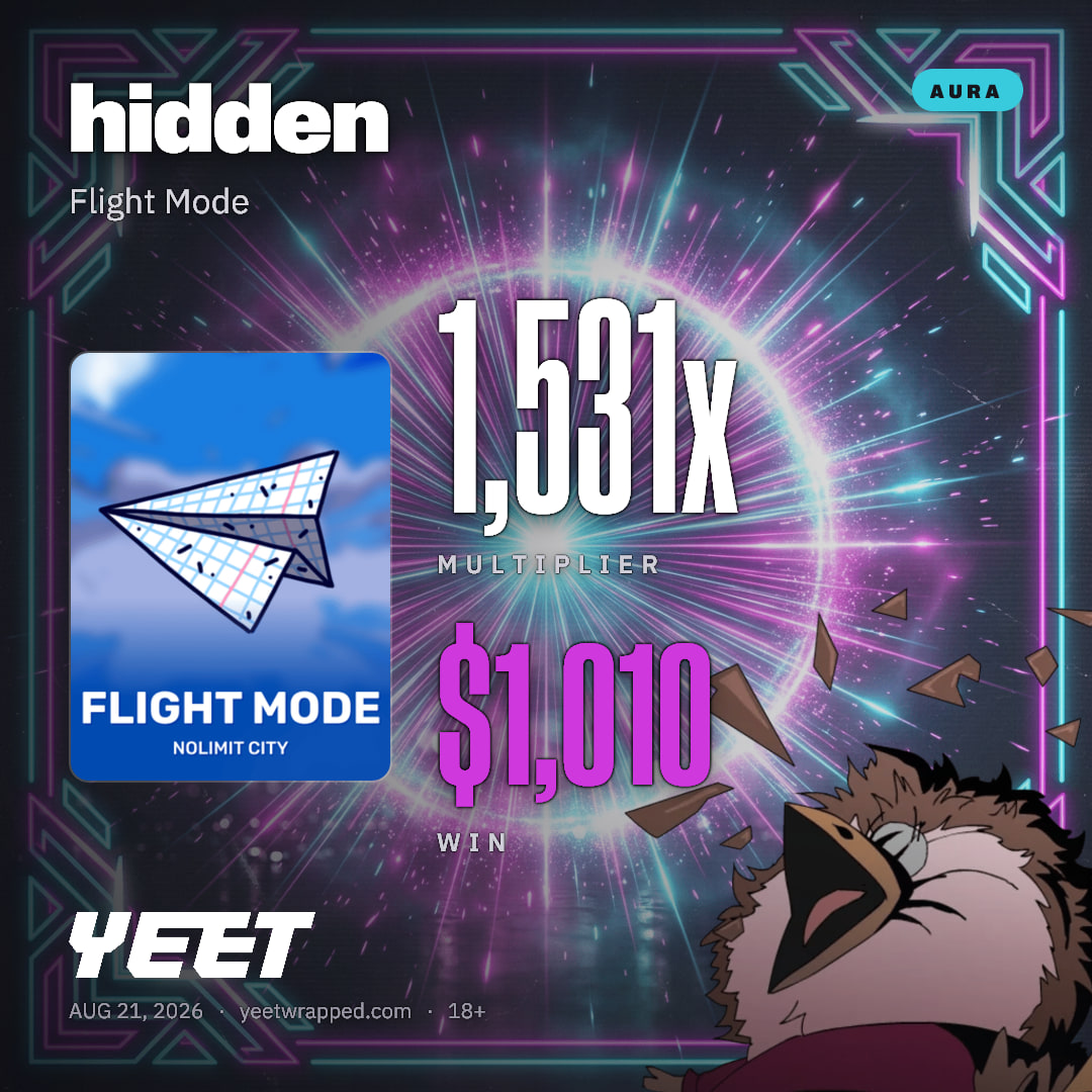 hidden hit 1,531x on Flight Mode