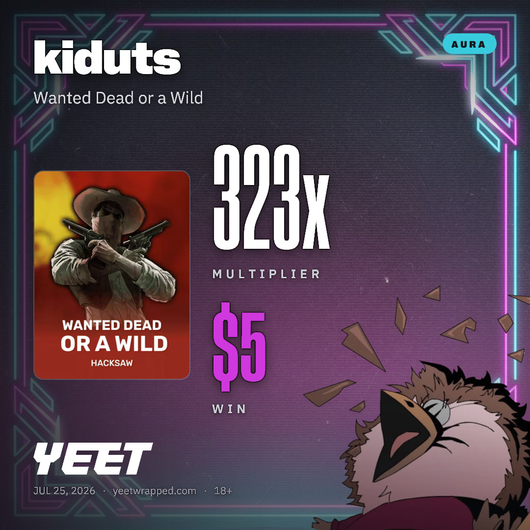 kiduts hit 322.9x on Wanted Dead or a Wild