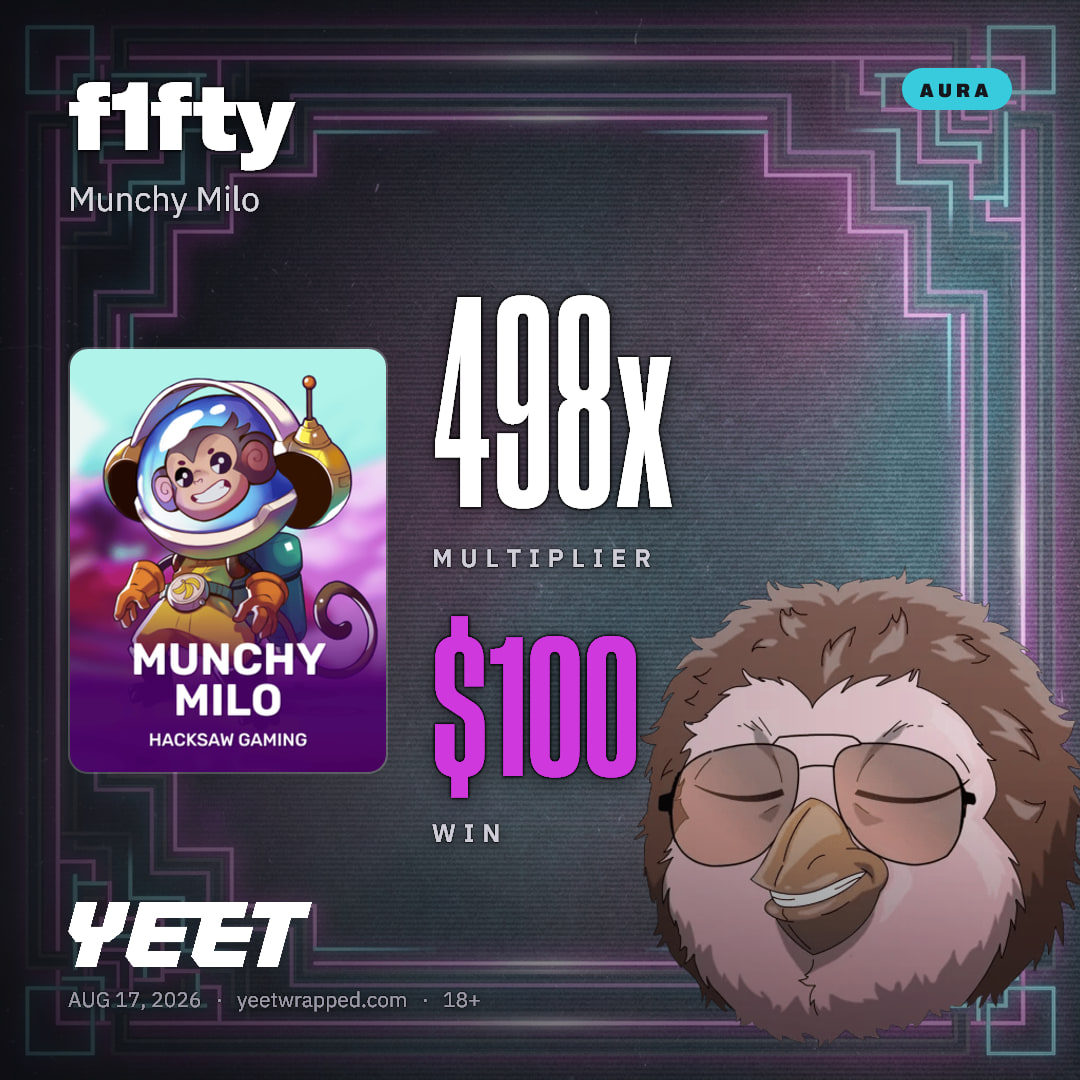 f1fty hit 498.1x on Munchy Milo