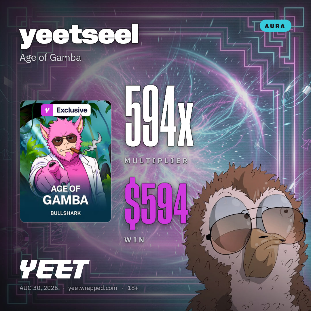 yeetseel hit 593.6x on Age of Gamba