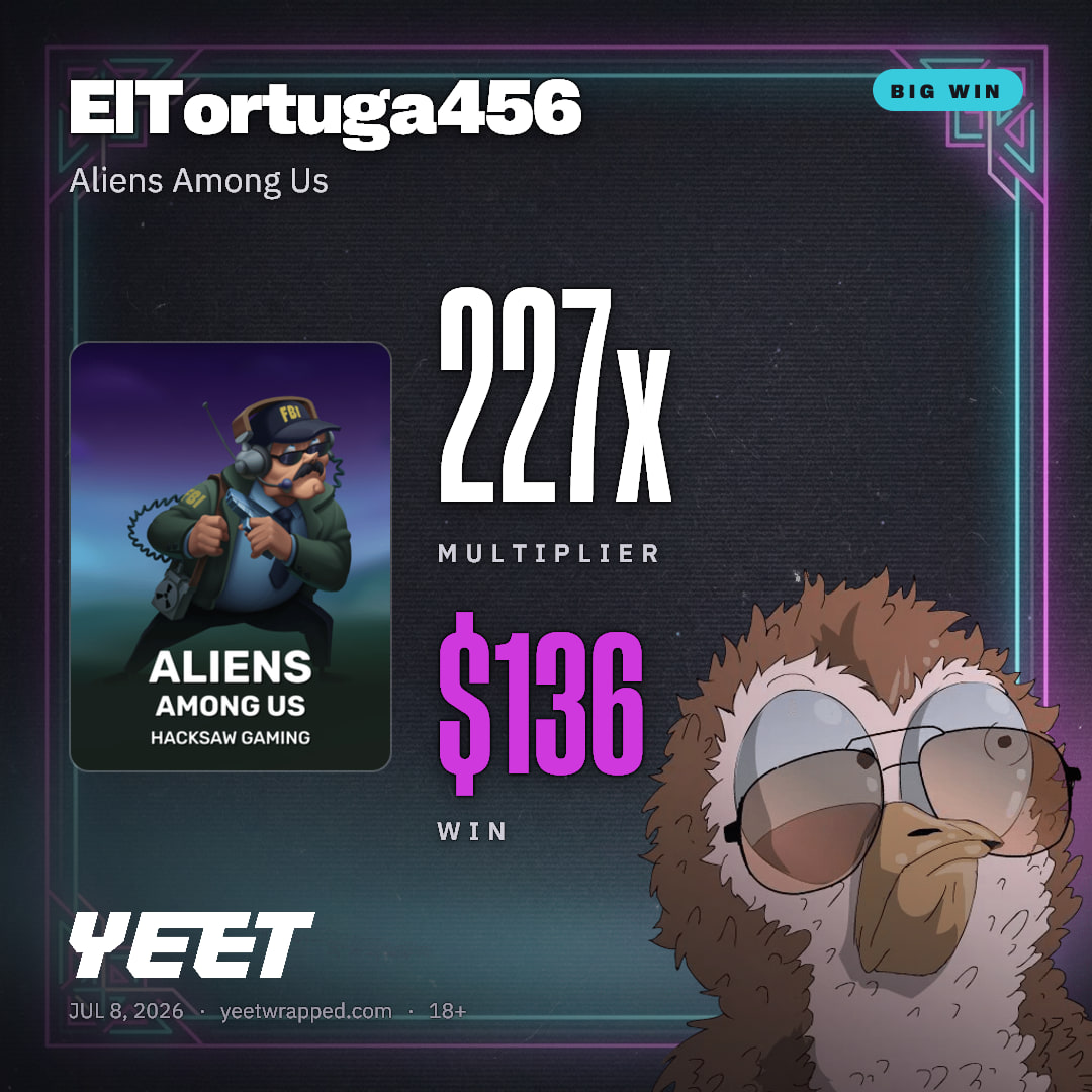 ElTortuga456 hit 226.5x on Aliens Among Us