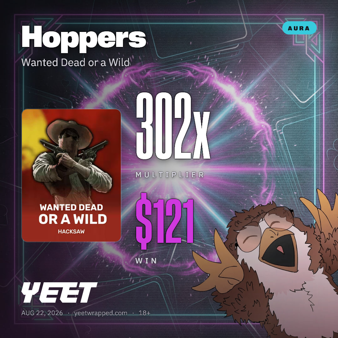 Hoppers hit 302.3x on Wanted Dead or a Wild