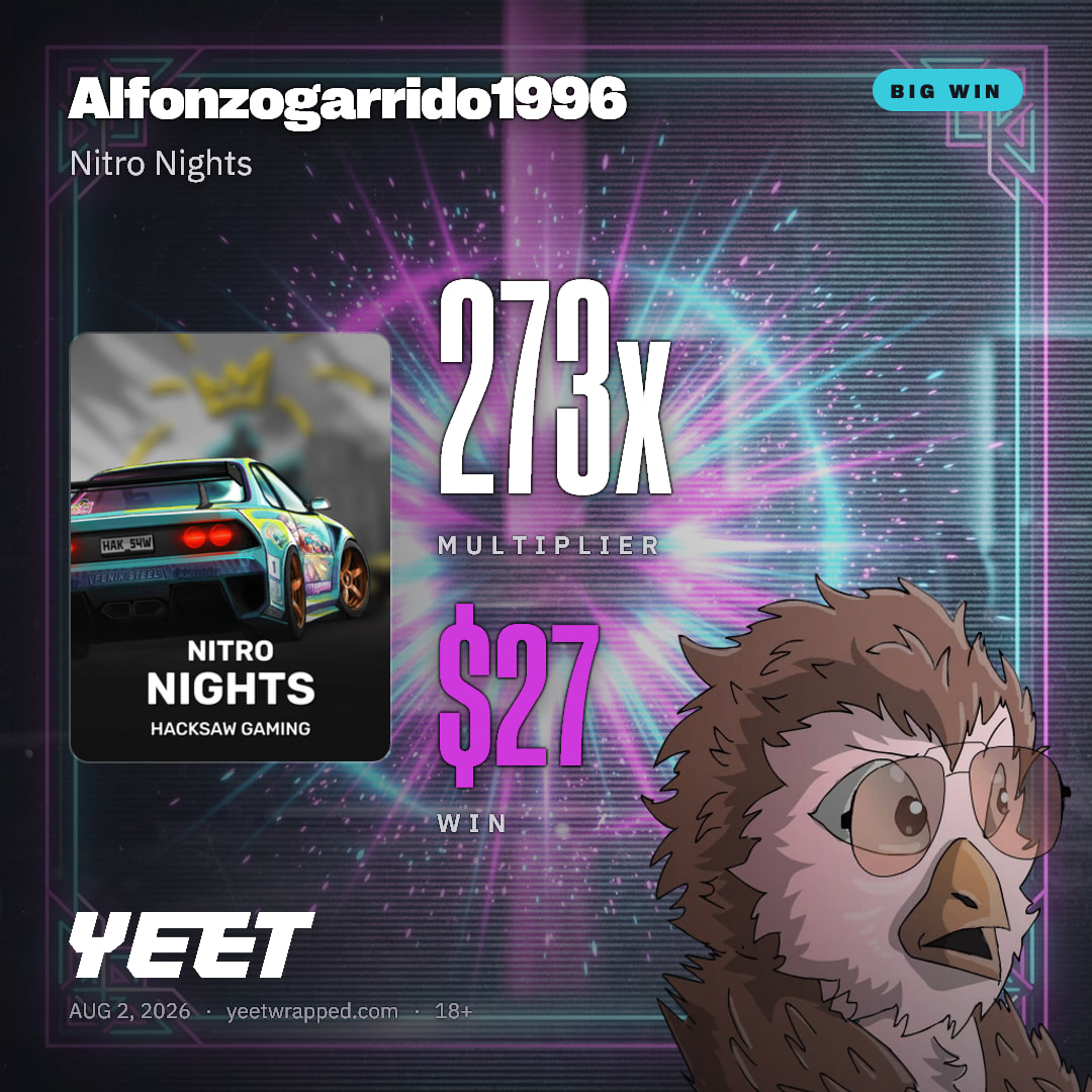 Alfonzogarrido1996 hit 273.2x on Nitro Nights