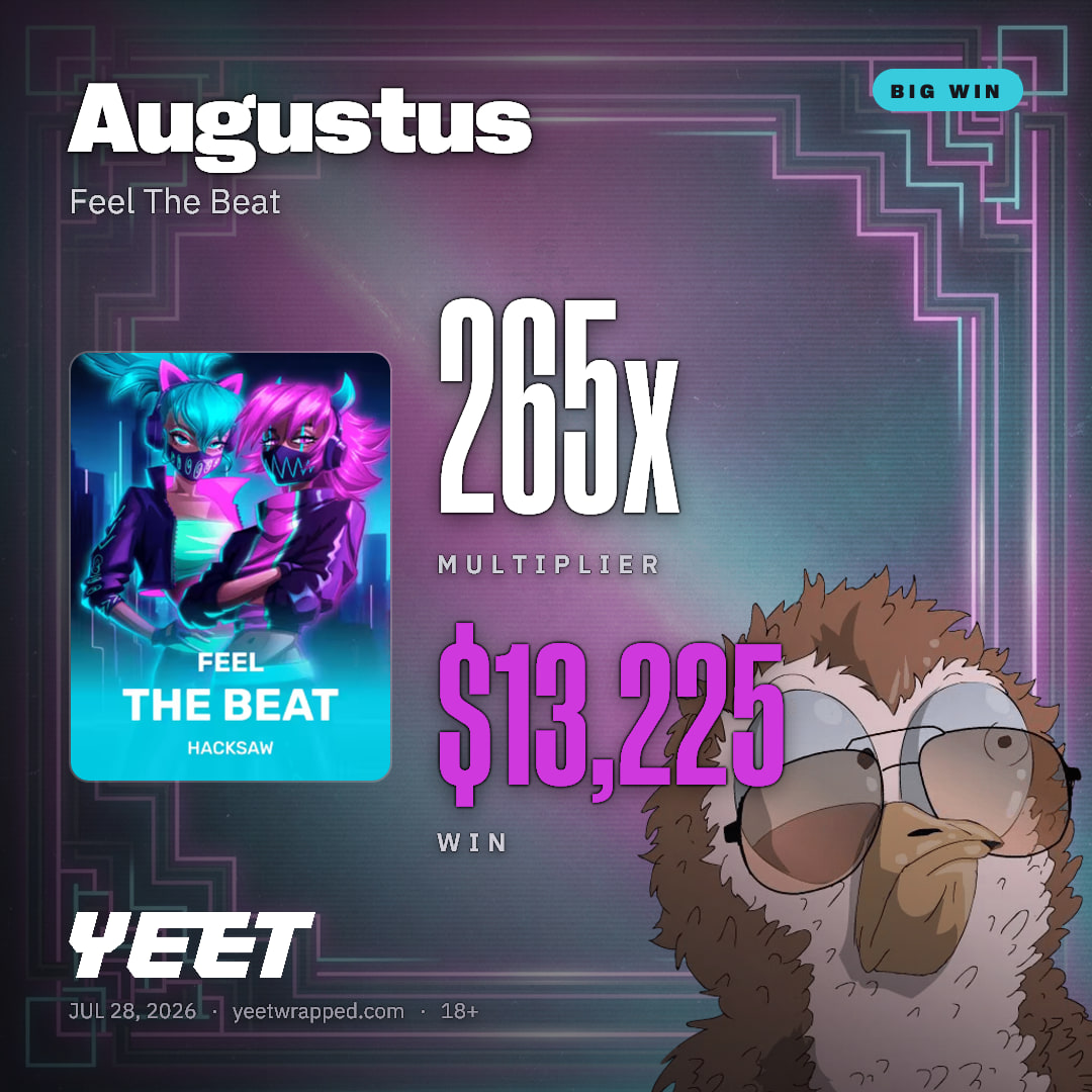 Augustus hit 264.5x on Feel The Beat