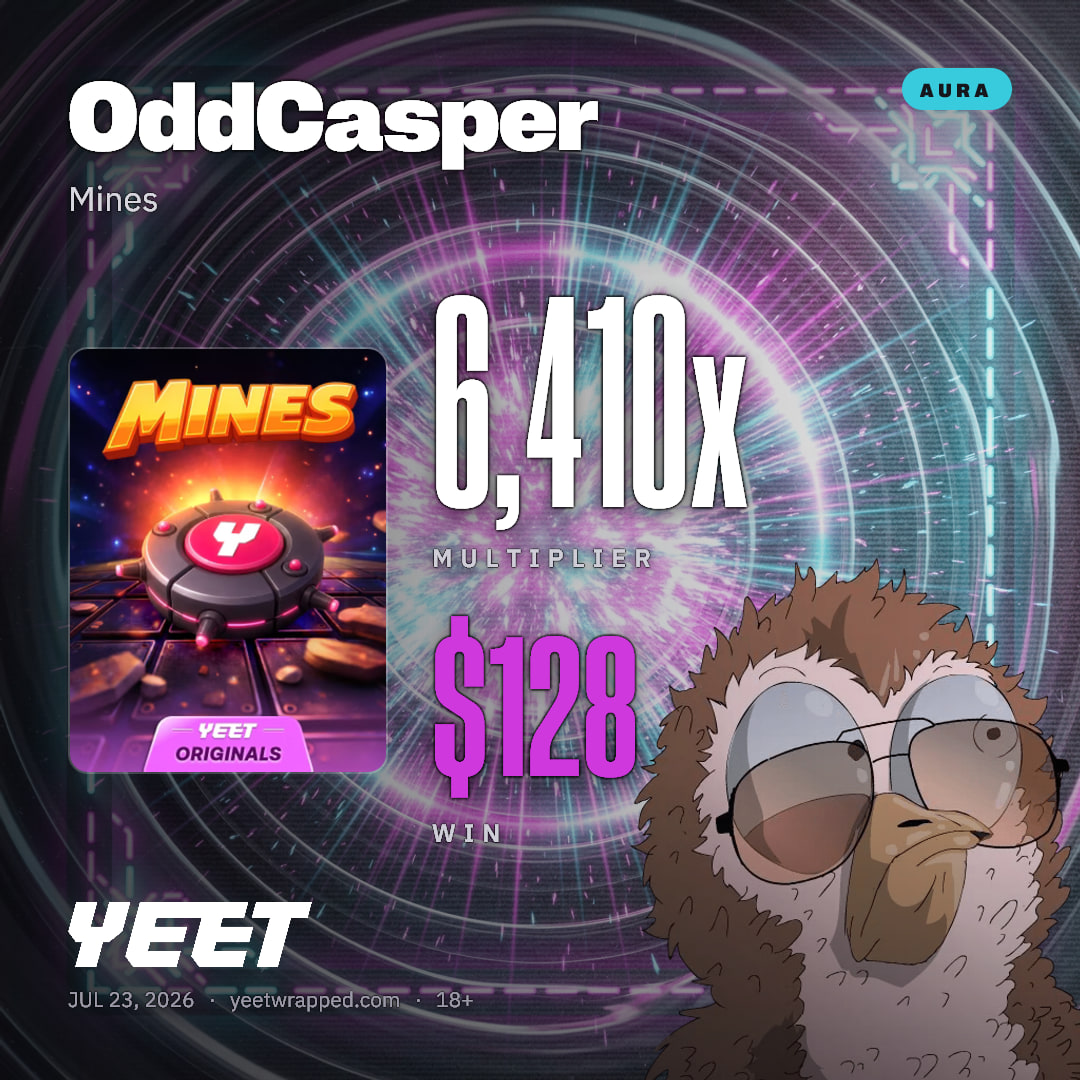 OddCasper hit 6,410x on Mines