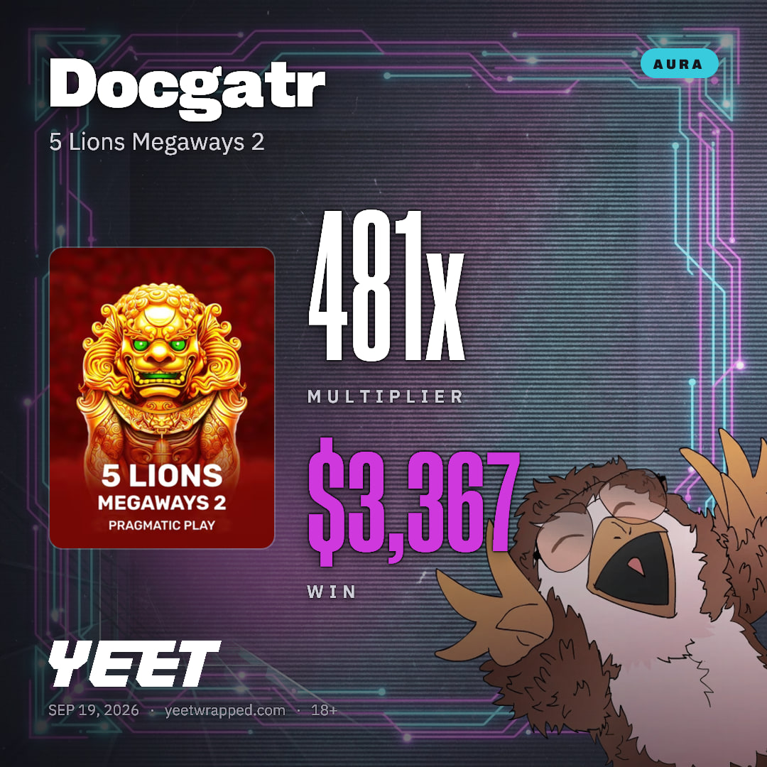 Docgatr hit 481x on 5 Lions Megaways 2