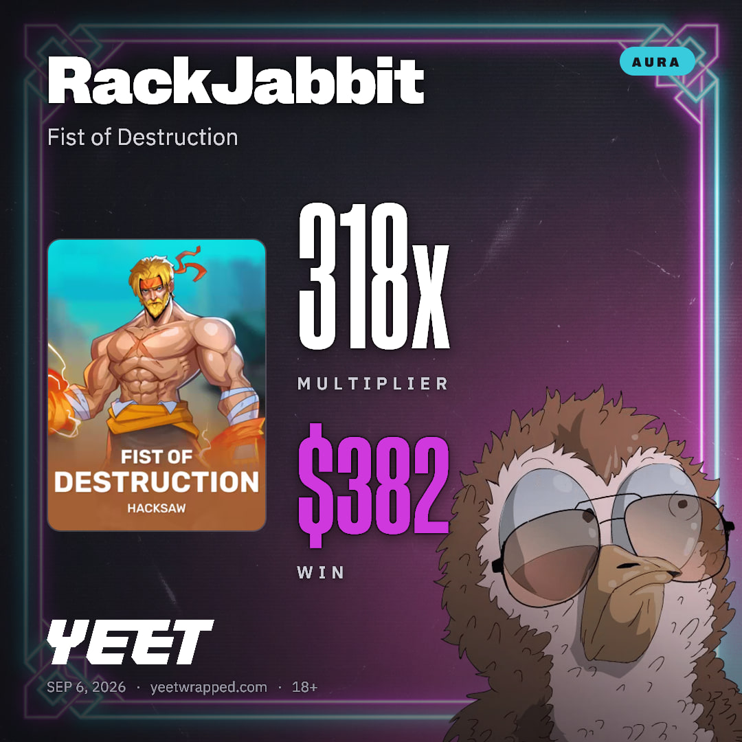 RackJabbit hit 318.4x on Fist of Destruction