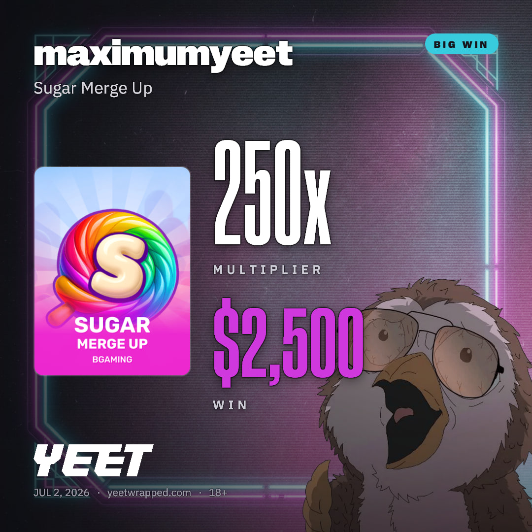 maximumyeet hit 250x on Sugar Merge Up