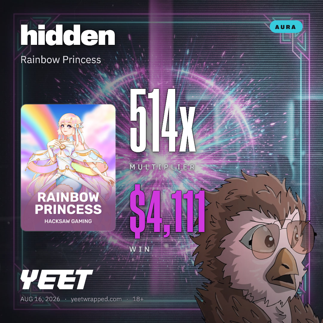hidden hit 513.9x on Rainbow Princess
