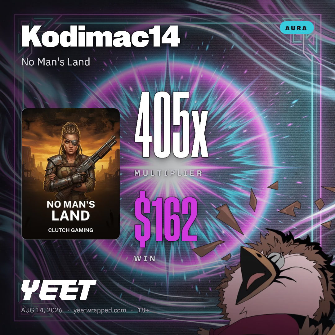 Kodimac14 hit 404.9x on No Man's Land