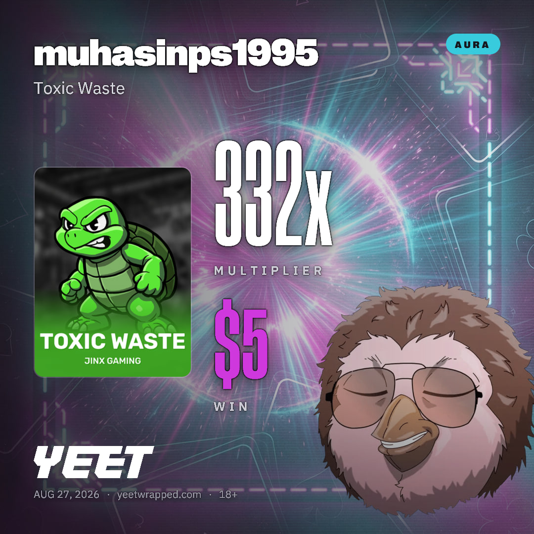 muhasinps1995 hit 332.1x on Toxic Waste