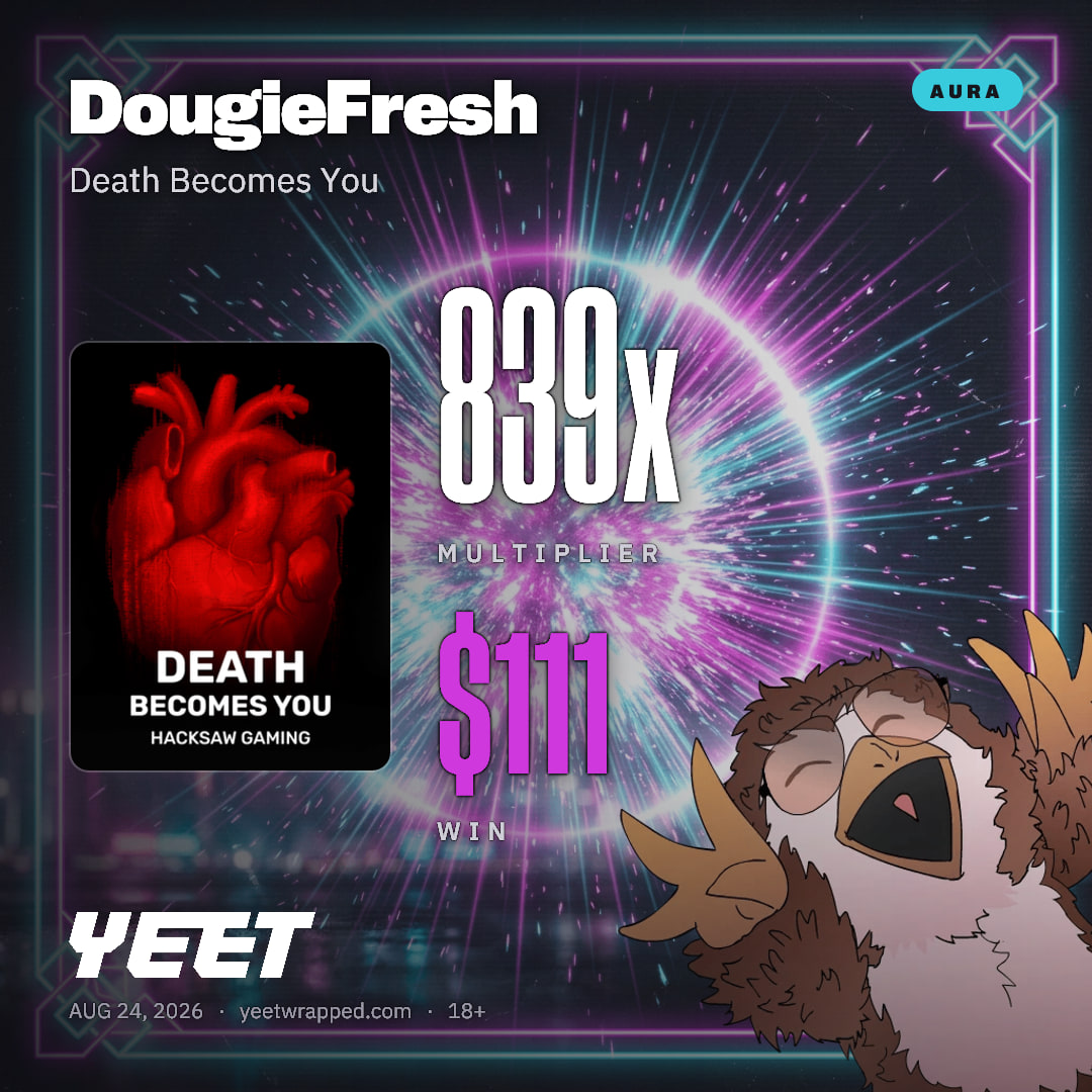 DougieFresh hit 838.8x on Death Becomes You