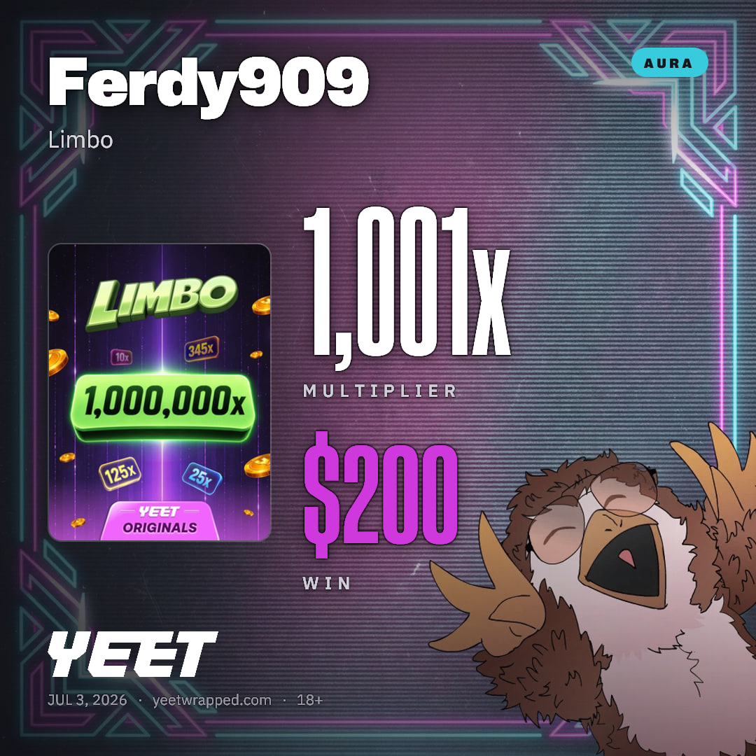 Ferdy909 hit 1,001x on Limbo