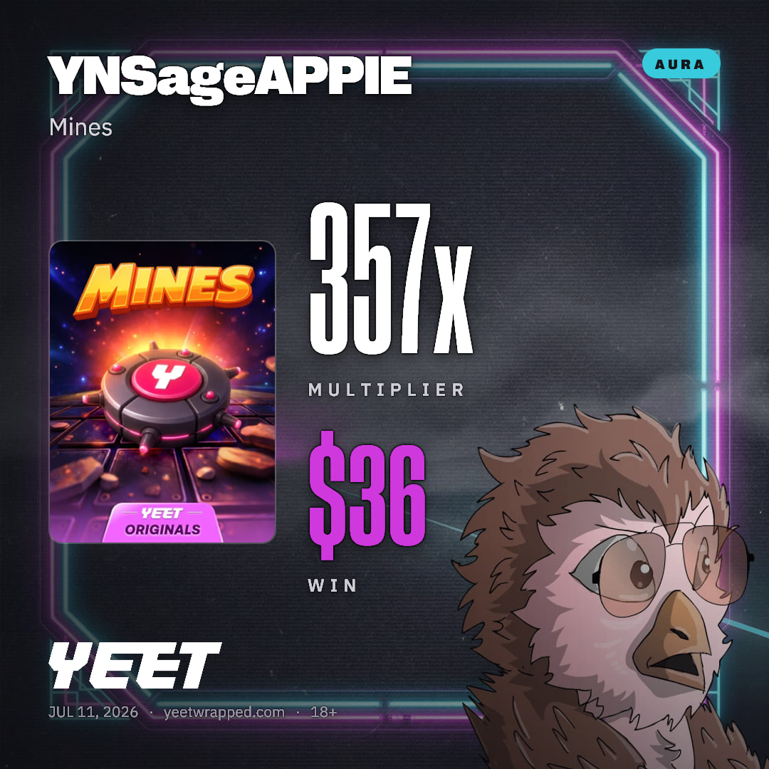 YNSageAPPIE hit 356.6x on Mines