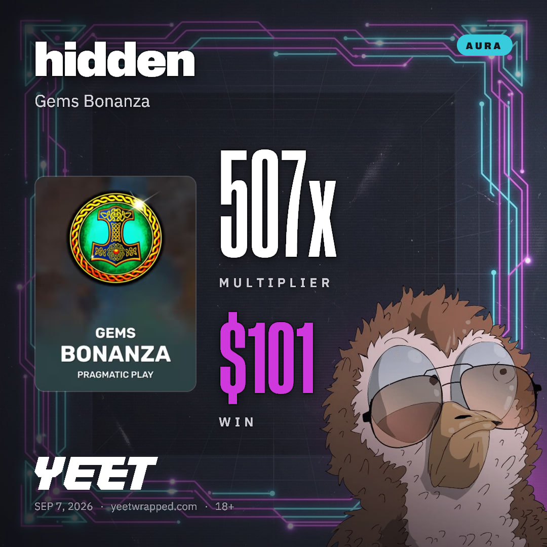 hidden hit 506.8x on Gems Bonanza
